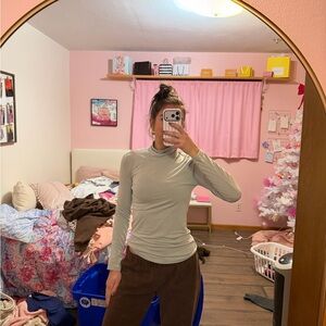 Women's Long Sleeve Top - Cream